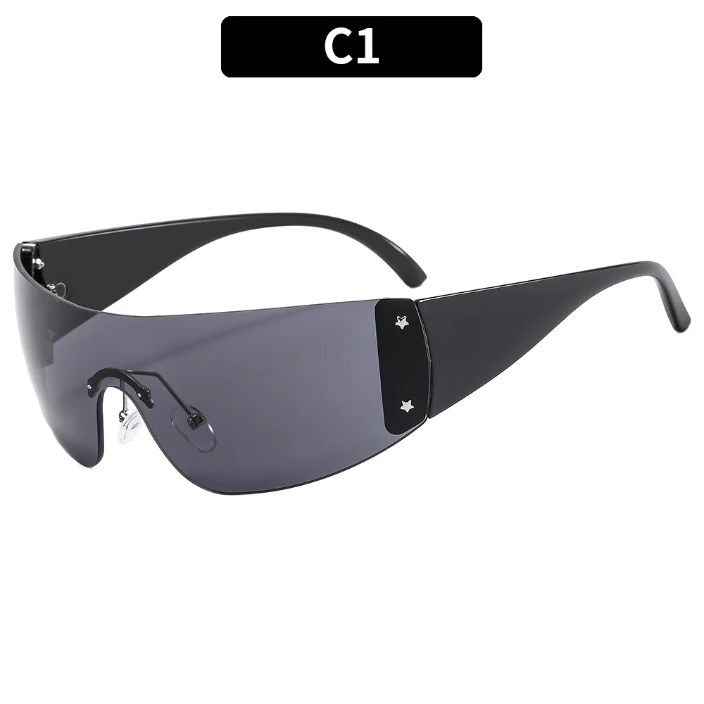 Солнцезащитные очки без оправы для мужчин и женщин