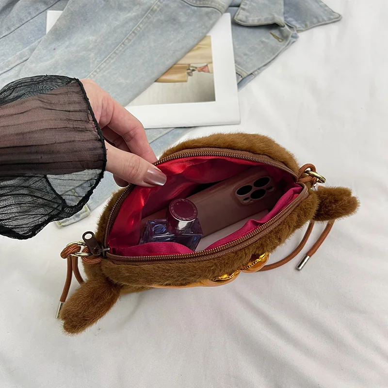 Wukong плюшевая прозрачная сумка через плечо Mythical Monkey King Journey To The West Game Qitian Big Saint Doll Bag