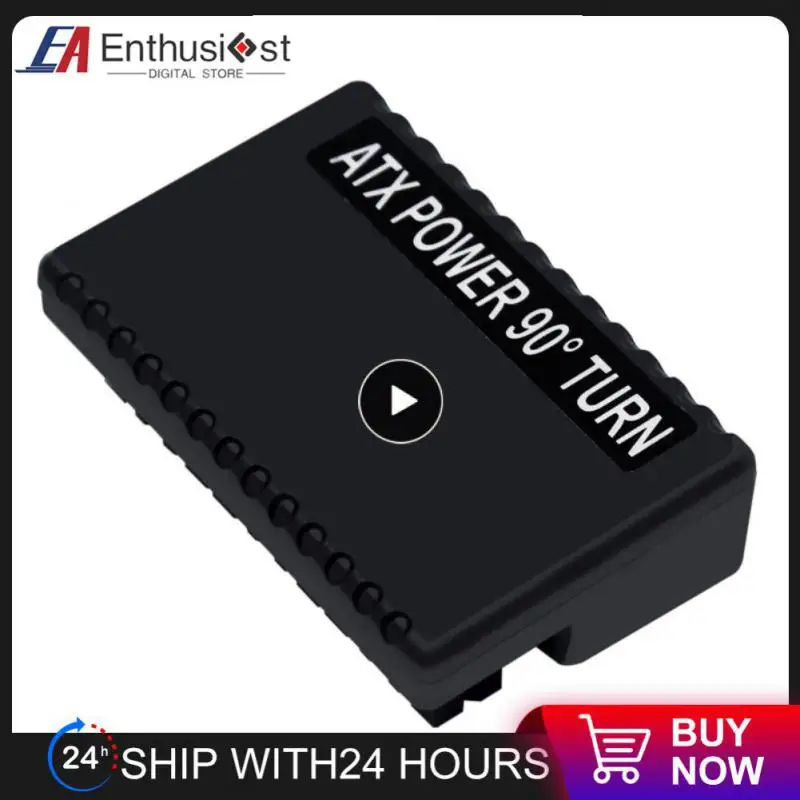 

Steering Head Wiring Computer Motherboard Black Supply 24pin To 90 Degree Connector Adapter Atx Power Diy Mounting Accessories