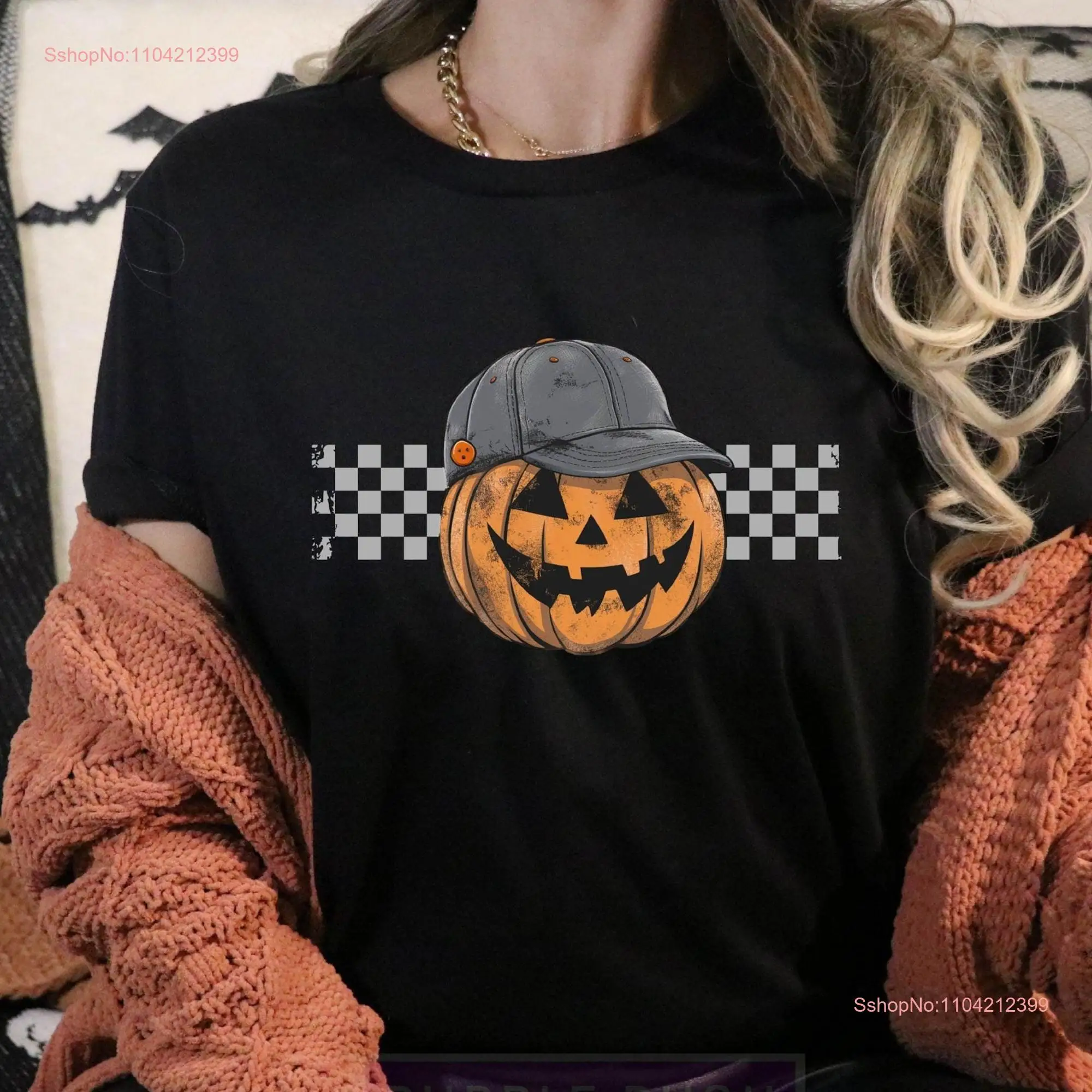 Футболка с тыквенным лицом на Хэллоуин детская сезонная вечеринка для малышей