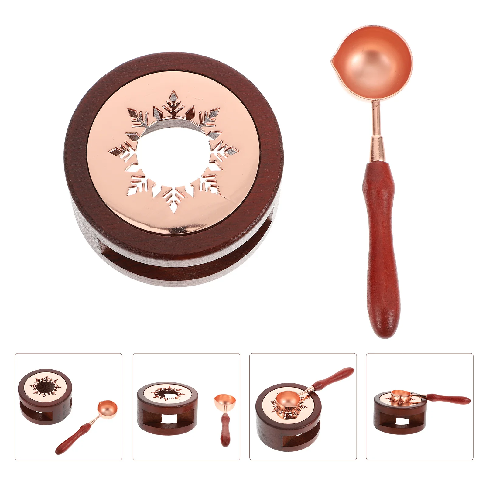 

Wax Seal Stamp Stove Melting Sealing Set Furnace Spoon Pot Warmer Makerholder Melt Sticks Heater Retro Vintage Kit Stick