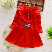 girls korean long sleeve dress kids dresses for girls toddler girl fall clothes korean baby clothes toddler christmas outfits