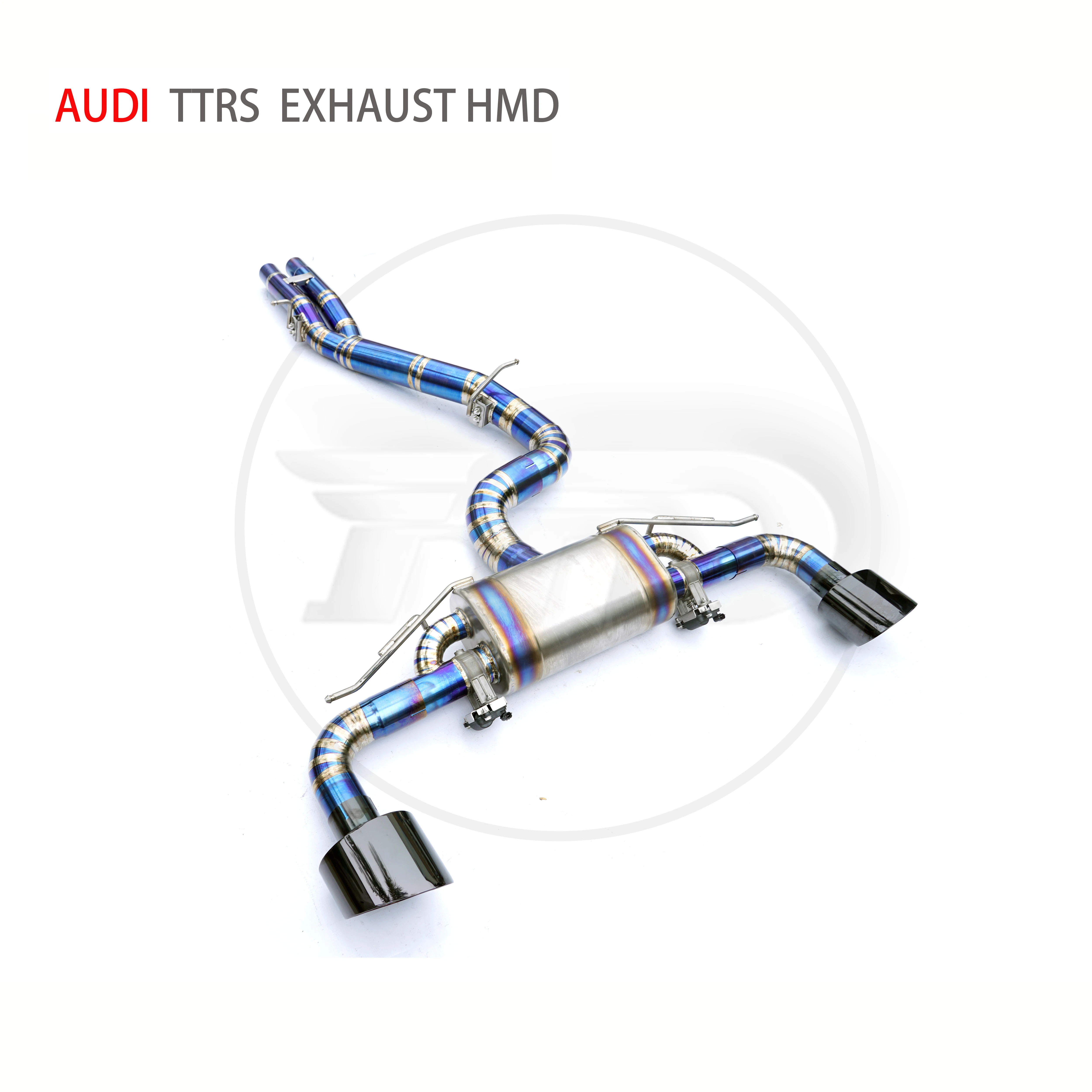 

Titanium Alloy Exhaust Pipe Manifold Downpipe is Suitable for Audi TTRS Auto Modification Electronic Valve