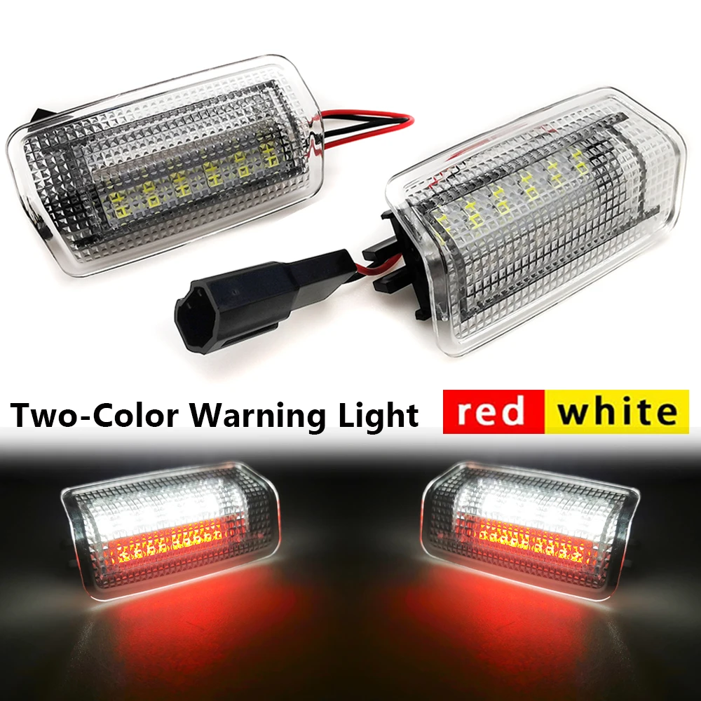 2 шт. белый + красный светодиодный фонарь для дверей Lexus IS ES LS LX RX GS GX LC RC Toyota Crown Land Cruiser Prado Highlander Reiz