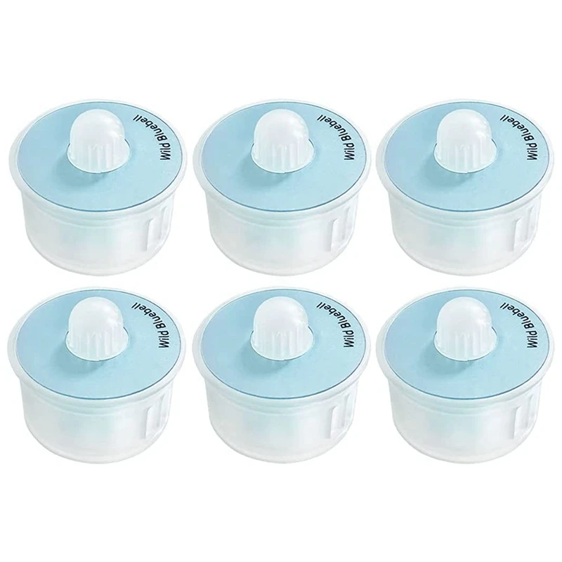

12PCS Scented Capsule Air Freshener Fits For ECOVACS Deebot OZMO T9, T9 MAX T9 Power T9 AIVI Replacement Wild Bluebell