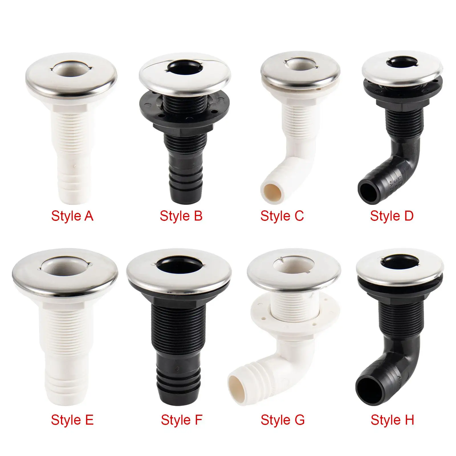 

Boat Water Drain Scupper Universal Replacement yacht Coupling Outlet