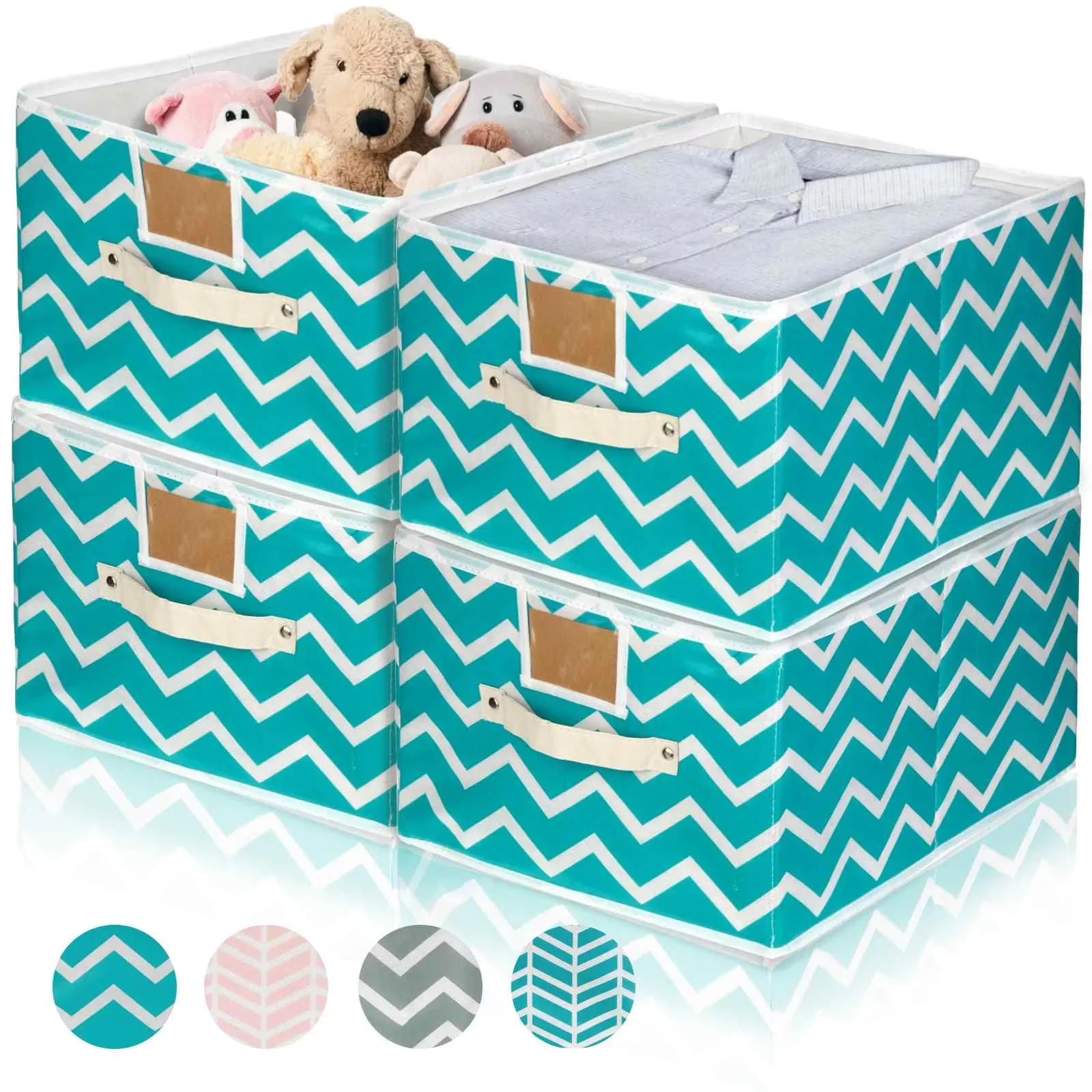 

4 шт., складная коробка для хранения детской одежды