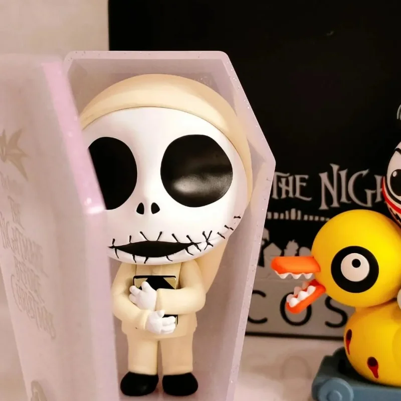 Фото New Hot Toys The Nightmare Before Christmas Blind Box Figures Jack Sally Cosbi Collectible Figurine Doll Christmas Birthday Gift №4