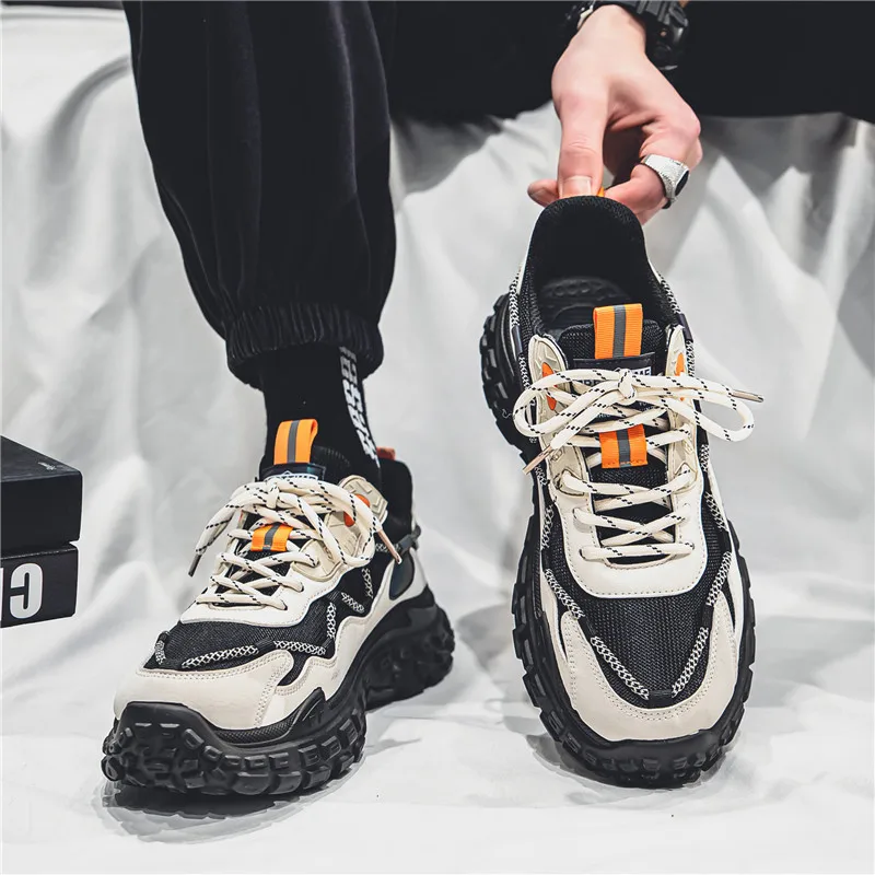 Кроссовки мужские сетчатые для бега Повседневные Дышащие Нескользящие легкая