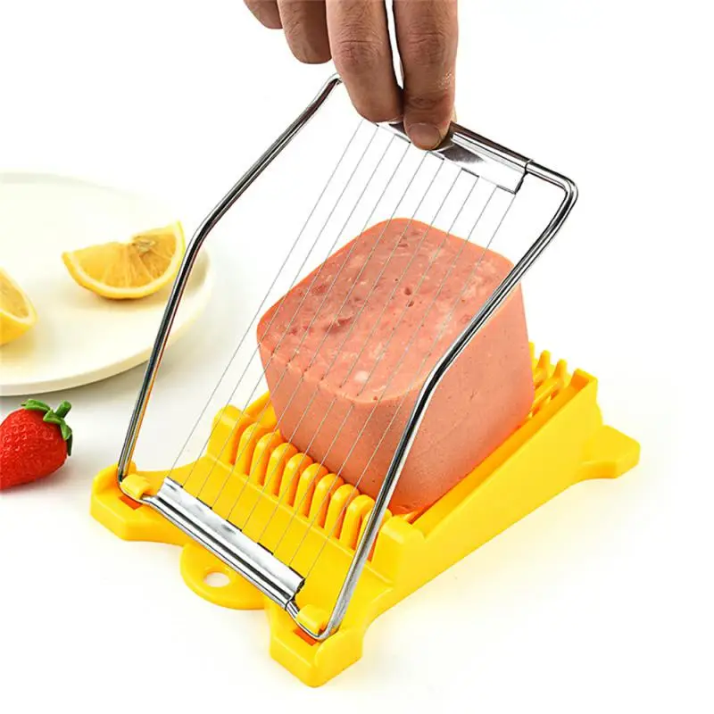 

Home Kitchen Vegetable Fruits Tools Manual Egg Cutter Luncheon Meat Slicers Kitchen Gadgets Banana Watermelon Ham Cheese Slicer