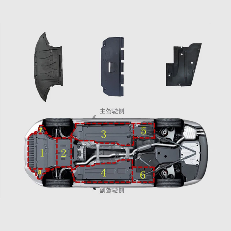 

Fit for Audi A6LC7C8 A7 chassis body engine gearbox lower guard plate plastic lint high quality Guard plate easy installation