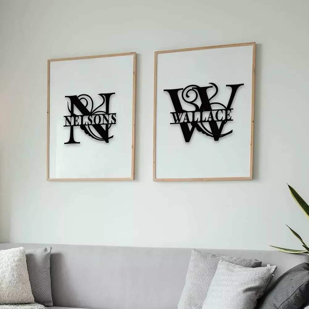 

Personalized Creativity Wooden Monogram Letters Bedroom Home parlor Wall Decor Free Customized Door Signs Name Wood Letters