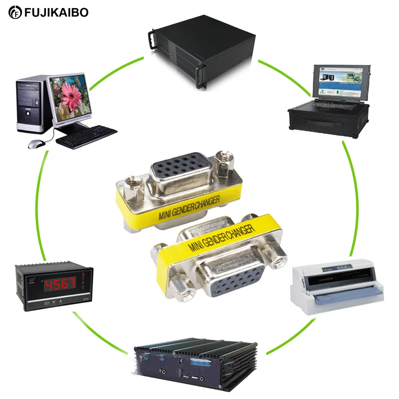 Адаптер 1080P Переходник VGA на гнездо-гнездо штырь-стандарт удлинитель для