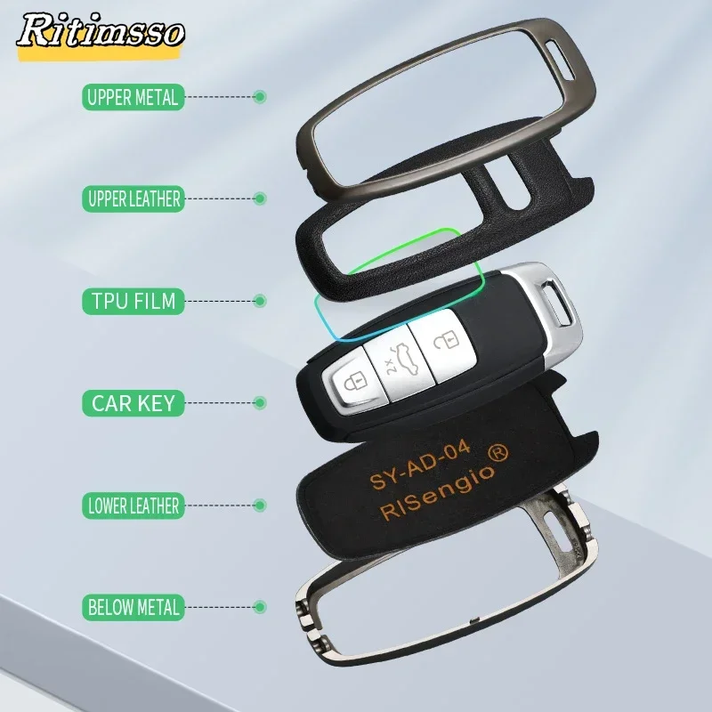 Брелок для ключей Audi A6 A6L A7 A8 A8L A3 E-tron 55 Q7 Q8 C8 2019 2020 (art.: 3920c511e1bbb) - 3920c511e1bbb