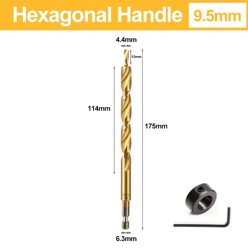 

Сверло ступенчатое с наклонным отверстием, 9/9, 5 мм