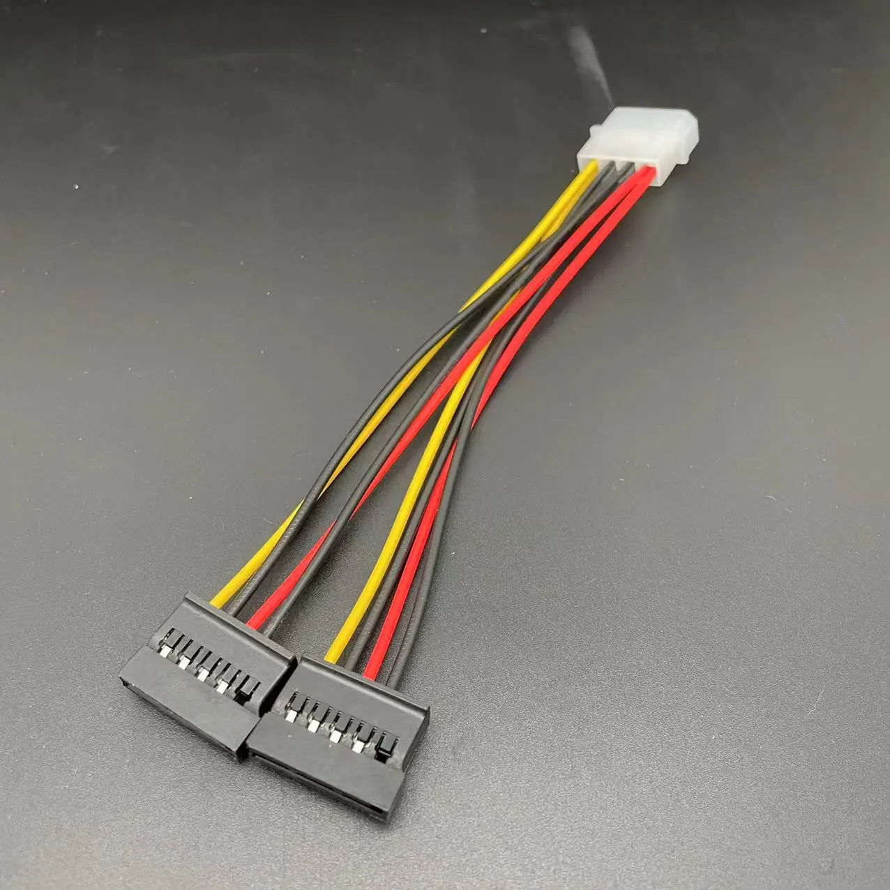 Кабель-адаптер питания для жесткого диска ATA SATA, 4 контакта IDE Molex-2 из 15 контактов, 10 шт.