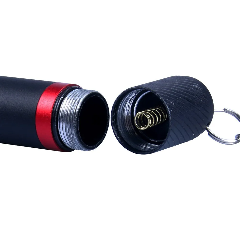 Мини-фонарик для пешего туризма брелок ключей фонарики 3000 лм черный фонарик из