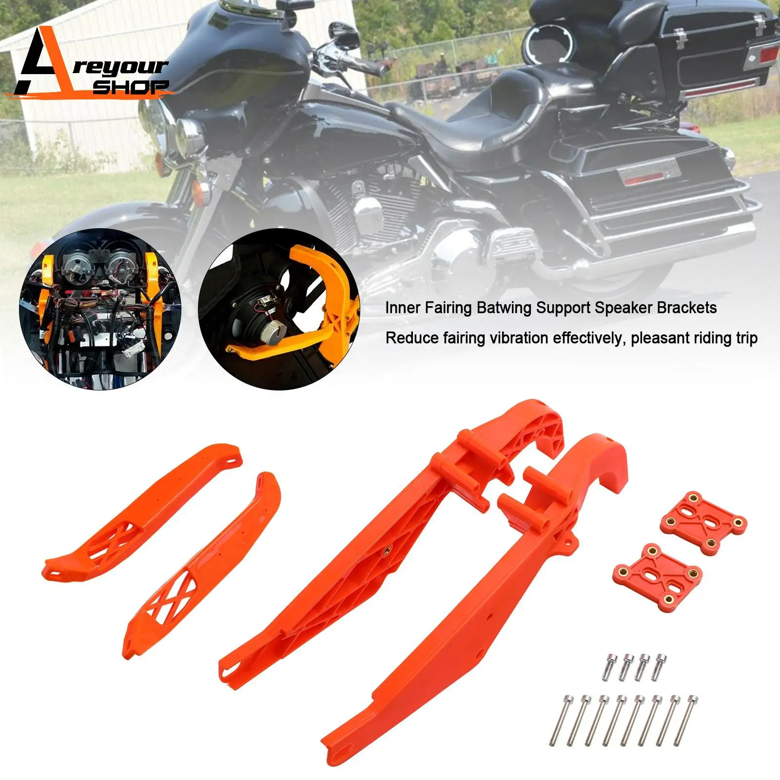 Внутренняя обтекатель для крыльев летучая мышь модель 1996-2013 Touring Electra Glide