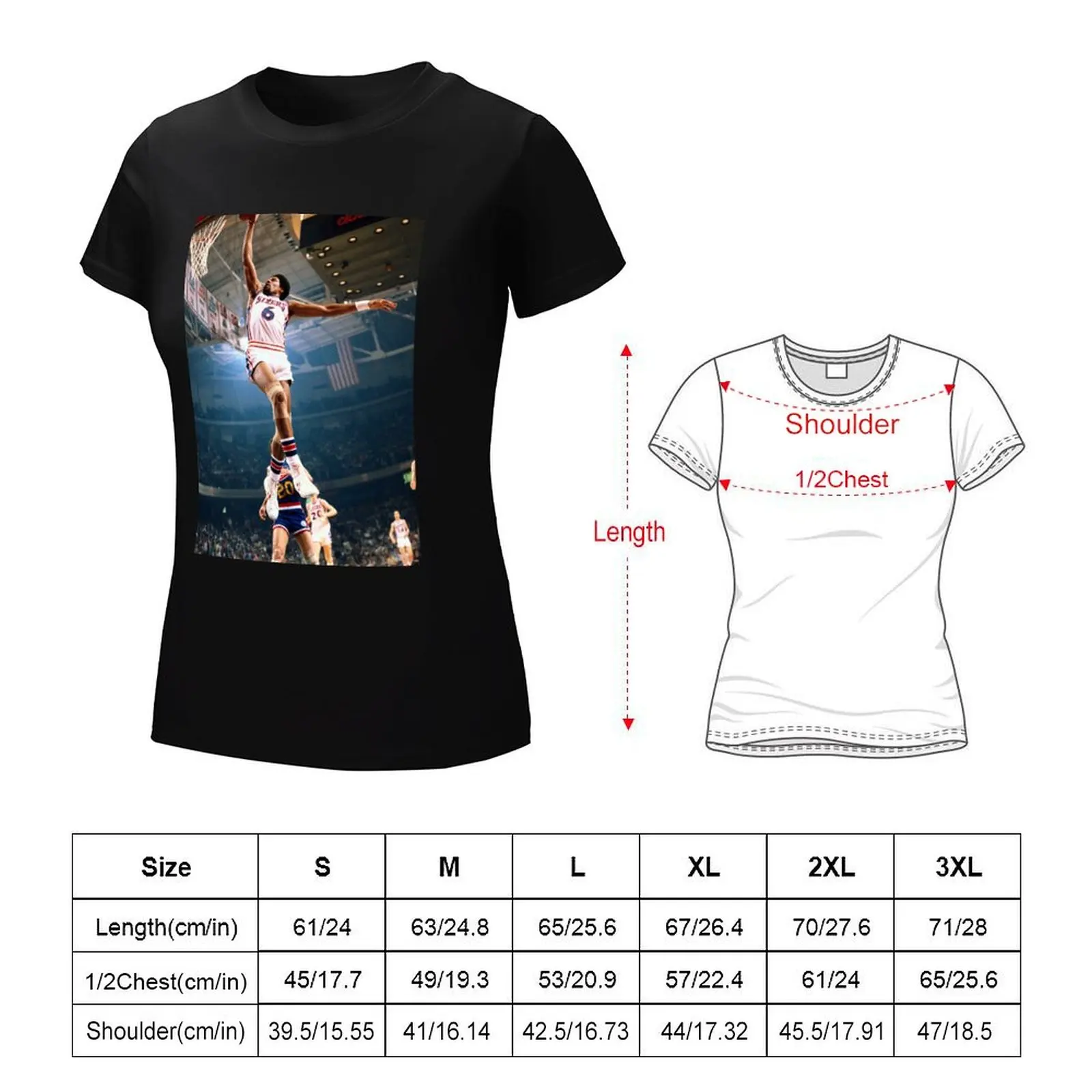 Женская футболка Dr J Dunk j Cradle забавная женская
