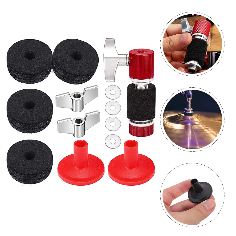 

Drum Accessories Cotton Pad Cymbal Replacement Cymbals Accessory Felt Clutch EVA Pads