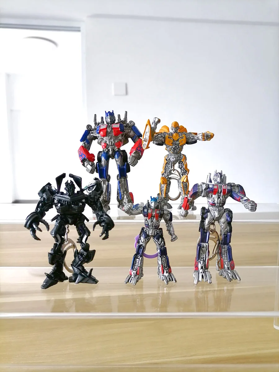 Joints Movable Collectible Pvc Pendants Optimus Prime Bumble
