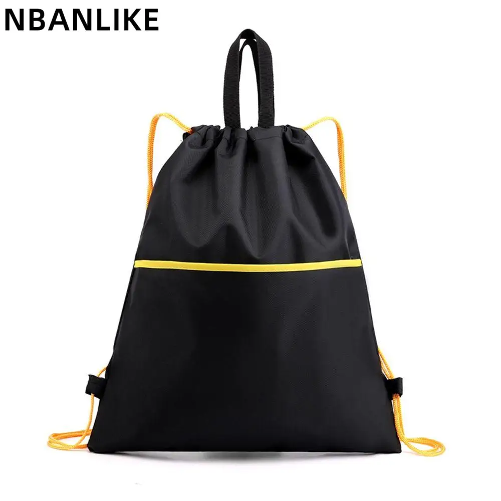 

1PC Outdoor Waterproof Nylon Backpack Drawstring Bag 39*33cm Fashion Storage Travel Sport Drawstring Bag