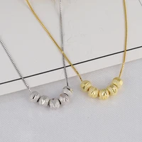 simple chain necklaces buddha beads charm necklace party wedding negagement bride pendant necklace for women fashion jewelry