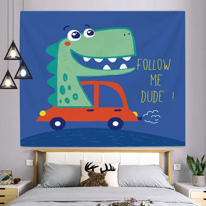 Ashou мультяшный детский гобелен Настенный декор фон для фото украшение детской