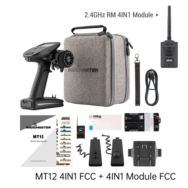 Radiomaster MT12 4in1 transmitter + R85C receiver + 2.4GHz RM 4in1 module