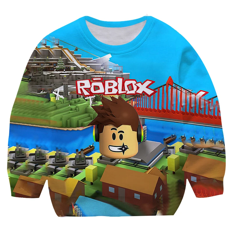 

Children Girls Robloxing Sweatshirts Clothing Infant Kids Boys Robloxing Sweater Hoodies Girls Sweatshirts Baby Boys Clothes