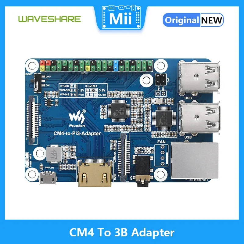 Плата расширения адаптера Raspberry Pi CM4–3B для 3 Model B/B+ 3B вычислительный модуль 4 Lite/EMM