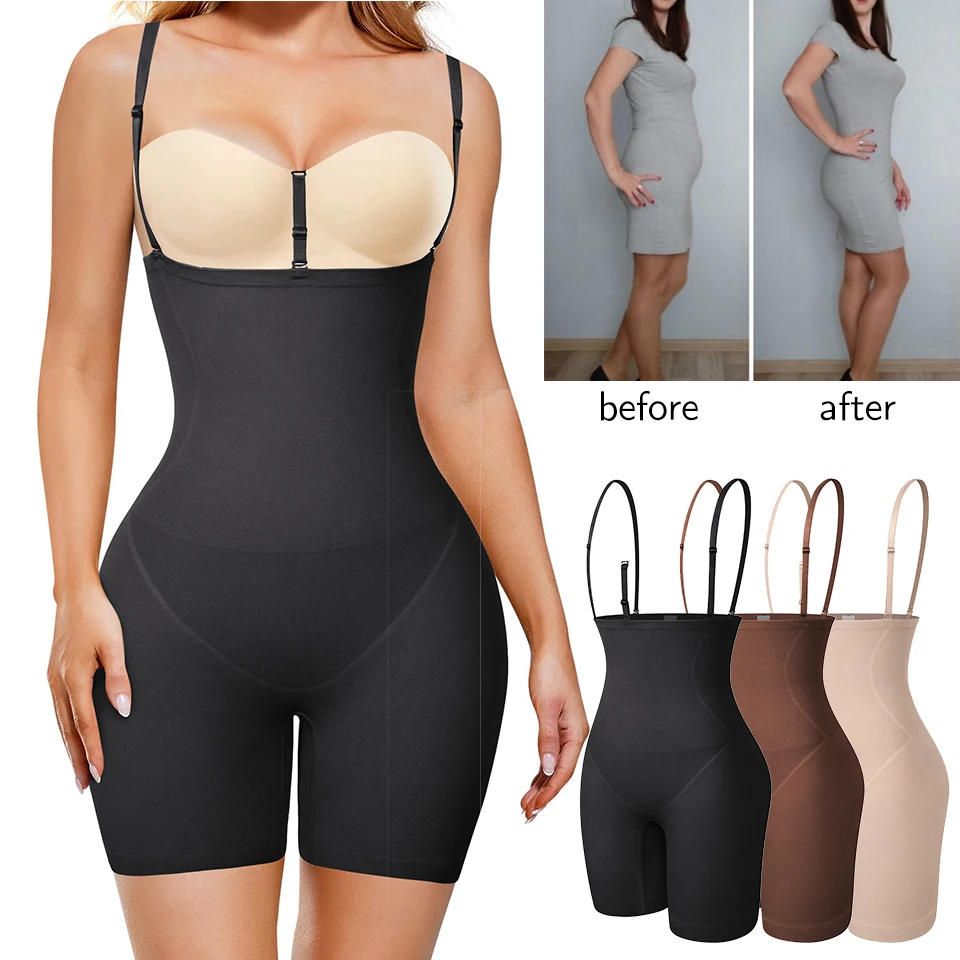 

Body Shorts Fajas Underwear for Slimmer Waist Shaper Women Thigh Control Belly Bodysuit Full Trainer Tummy Slimming Shapewear