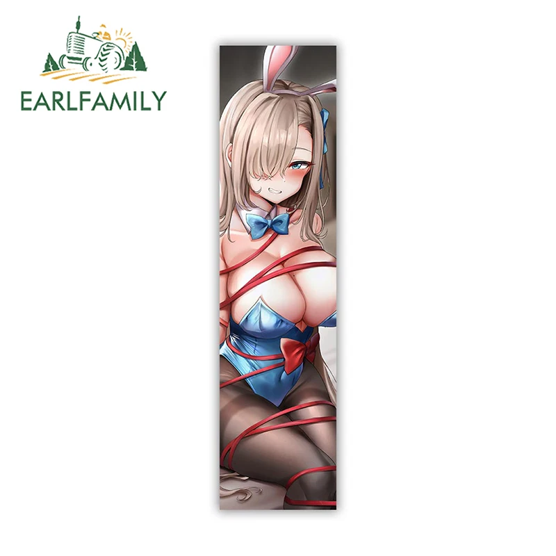 

EARLFAMILY 13cm x 3.3cm for Sword Art Online Anime Personality Car Stickers Vinyl Car Accessories Windshield Sunscreen Decals