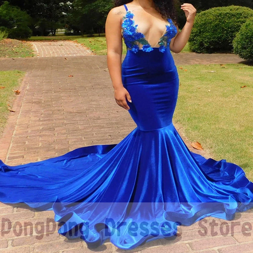 

Satin Applique Blue Mother Of The Bride Dresses Three Quarter 2022 Back Illusion Mère Formelle Robes Summer for Marriage Gowns