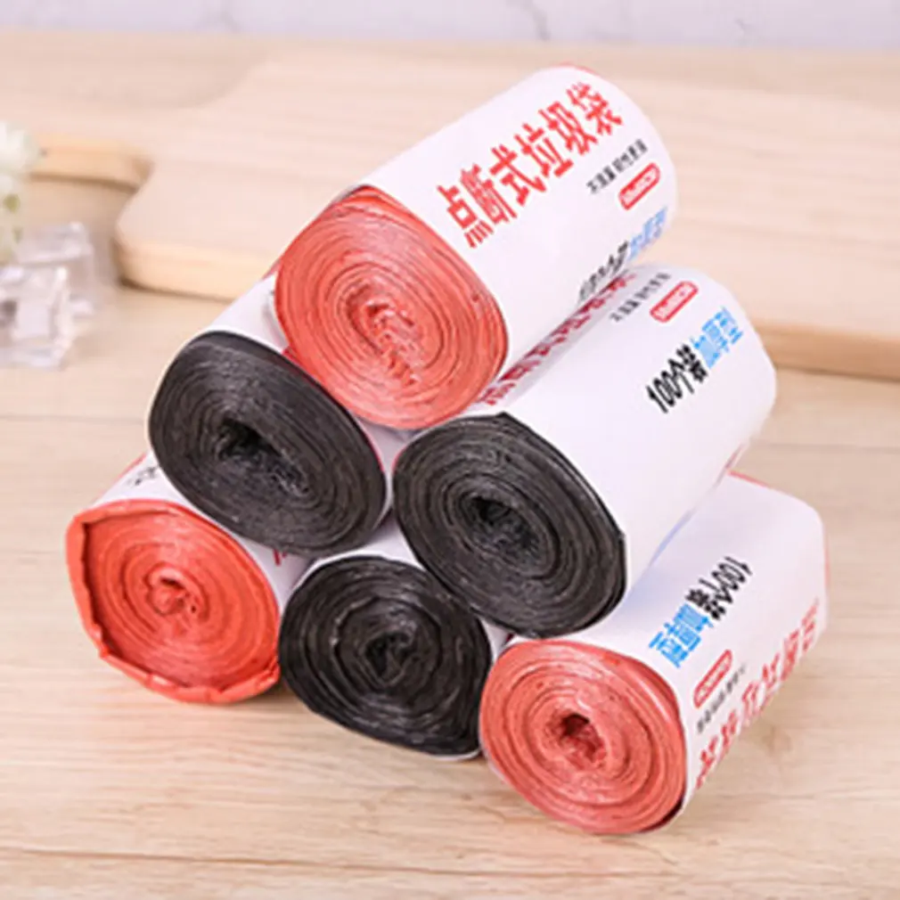 

17 шт./рулон, одноразовые пакеты для мусора