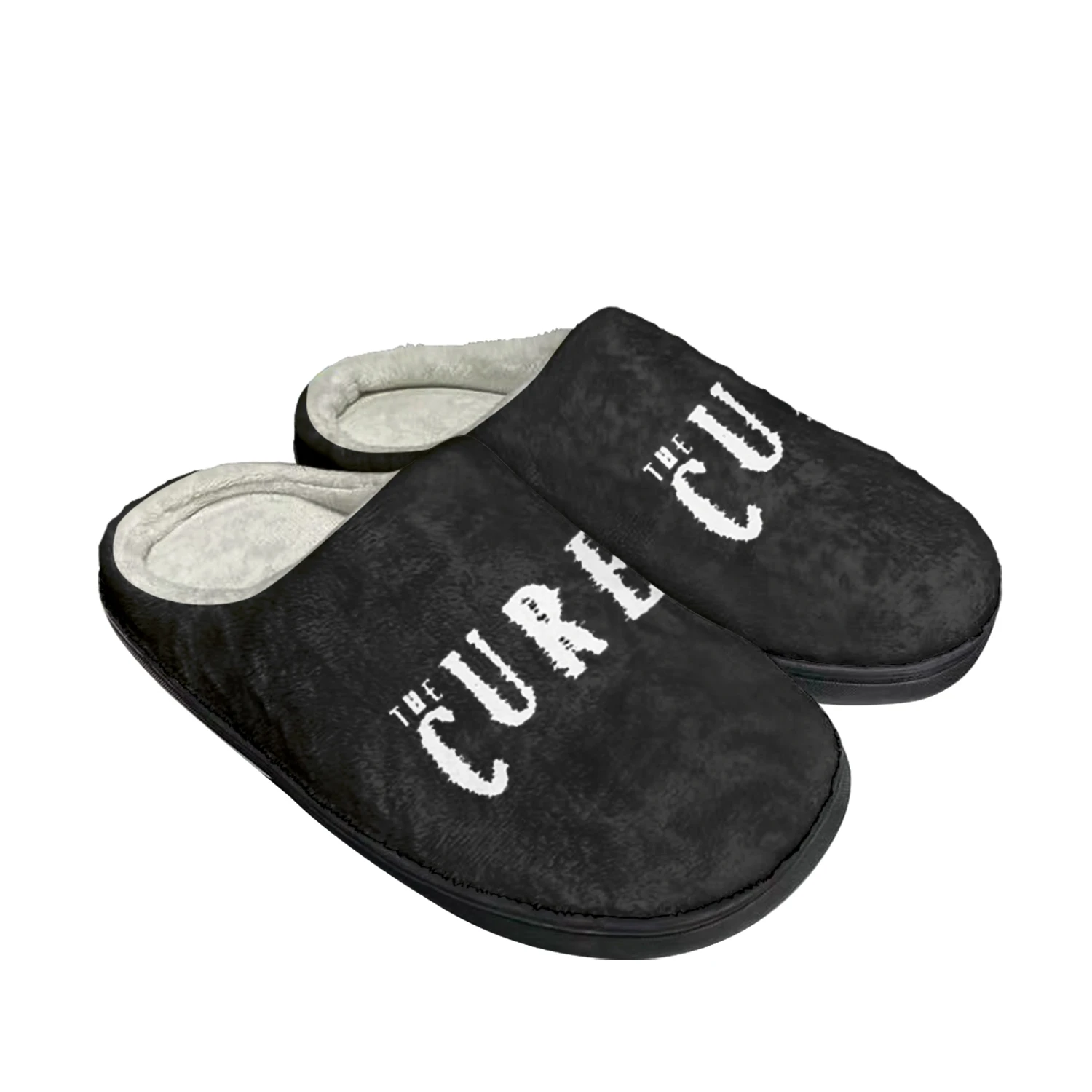 Cure Rock Band The Robert Smith Home Cotton Custom Slippers Mens Womens Sandals Plush Bedroom Keep Warm Shoe Thermal Slipper