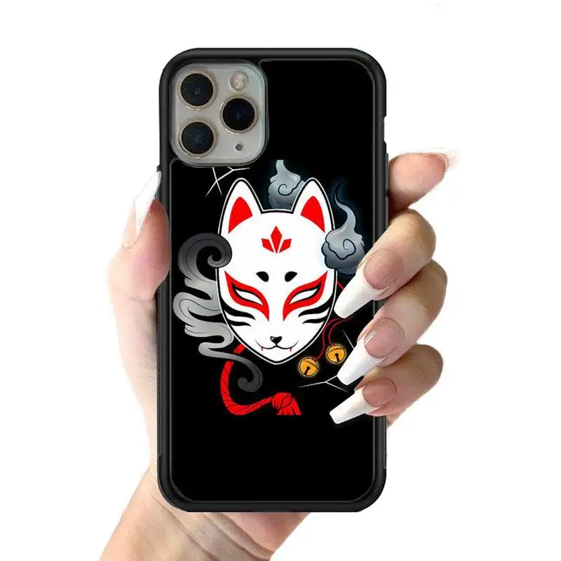 FHNBLJ чехол для телефона с изображением японской китайской маски лисы силиконовый