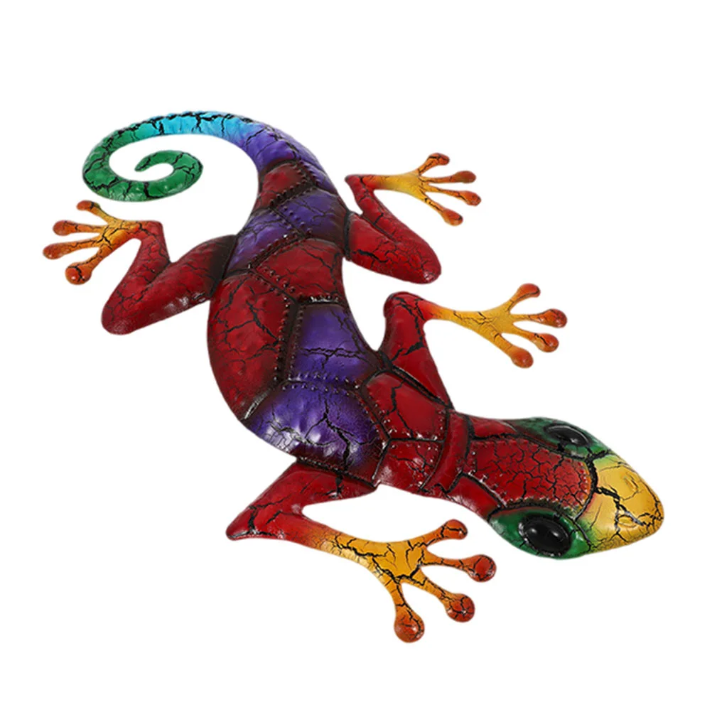 Подвеска Gecko орнамент имитация настенного украшения животное дизайн забора утюг