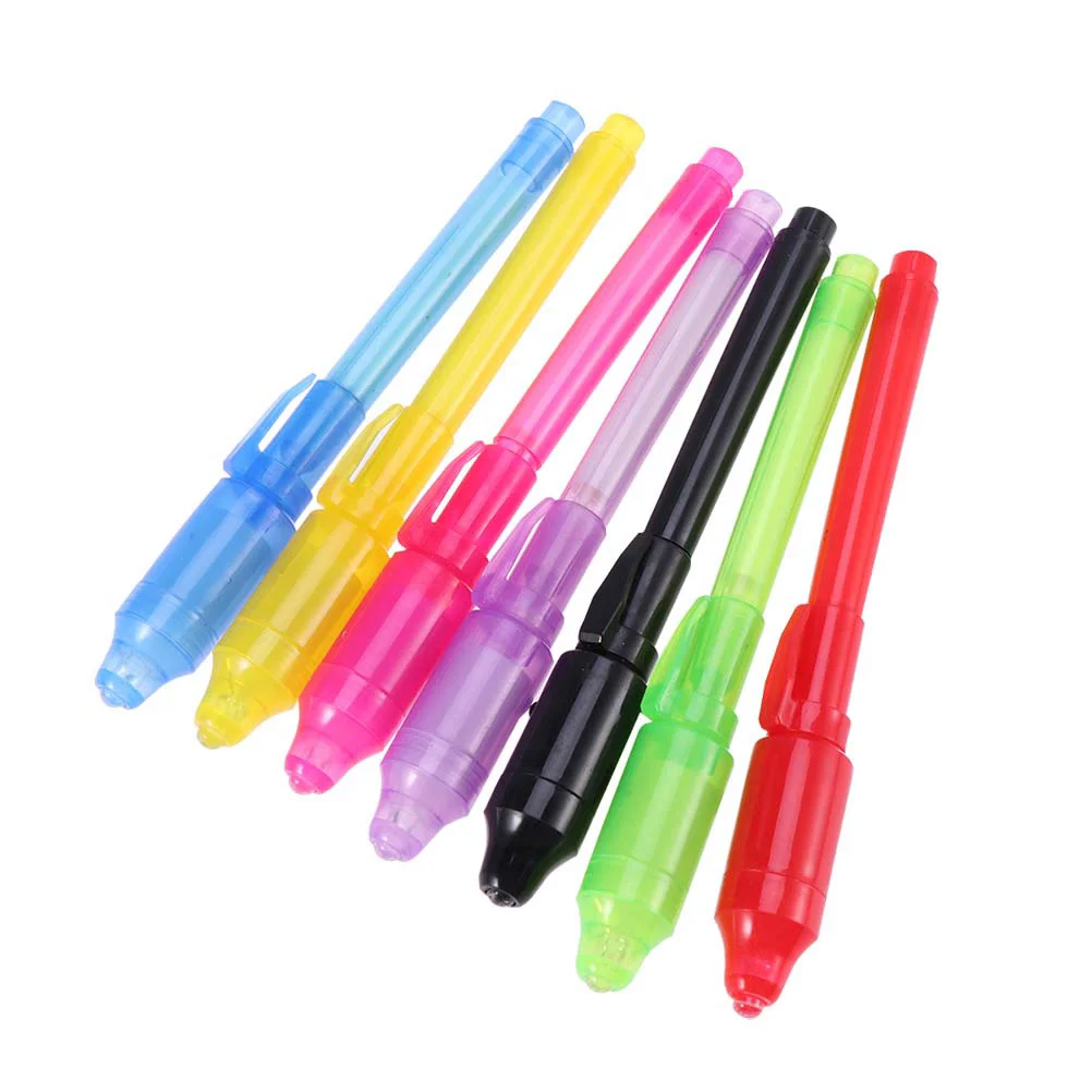 

Невидимая чернильная ручка, Цветная многофункциональная ручка для проверки денег для студентов и детей, 20 шт.
