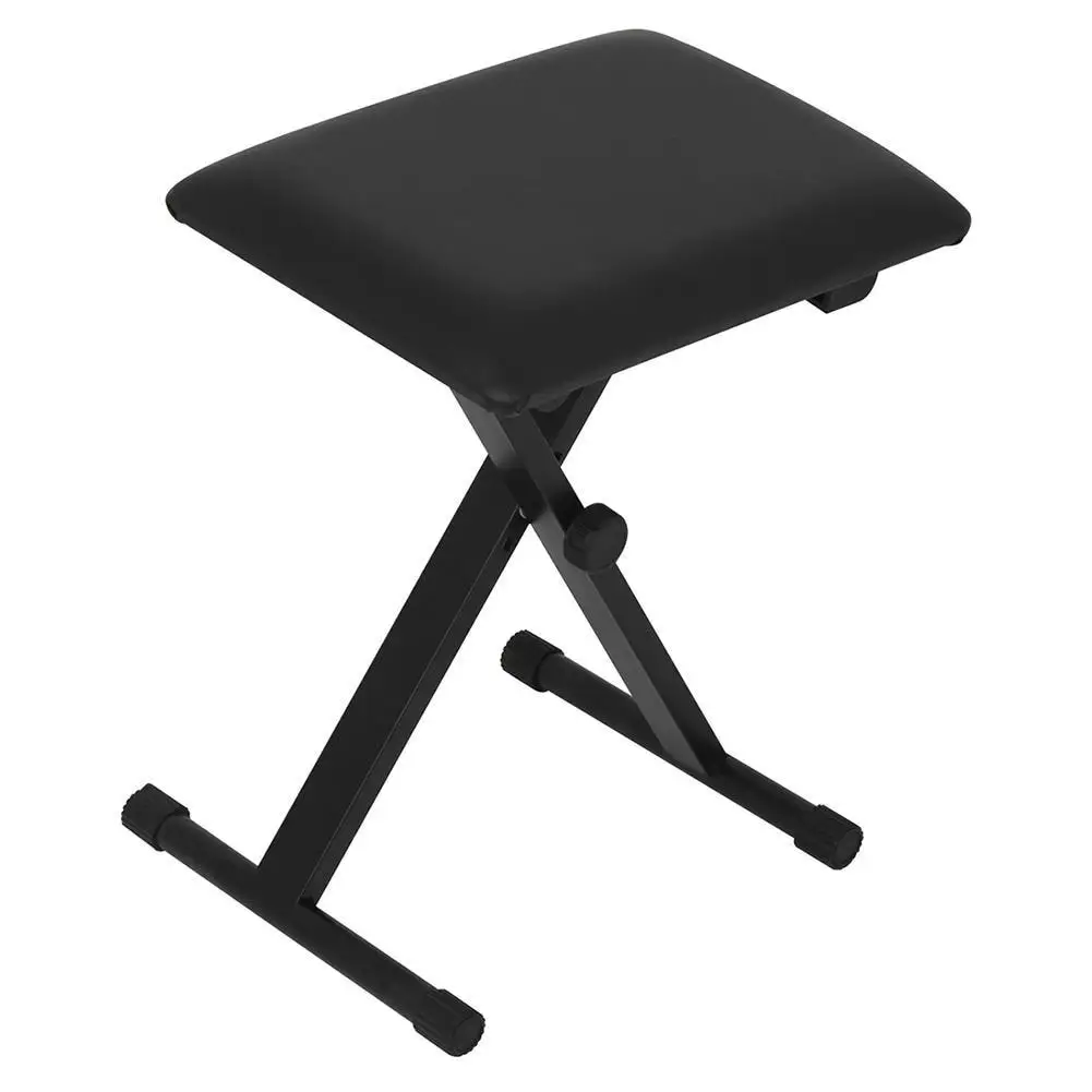 Piano Folding Stool 3-Level Lift Adjustable X-shaped Electronic Piano Guzheng Erhu Guitar Drum Bench Portable Chair