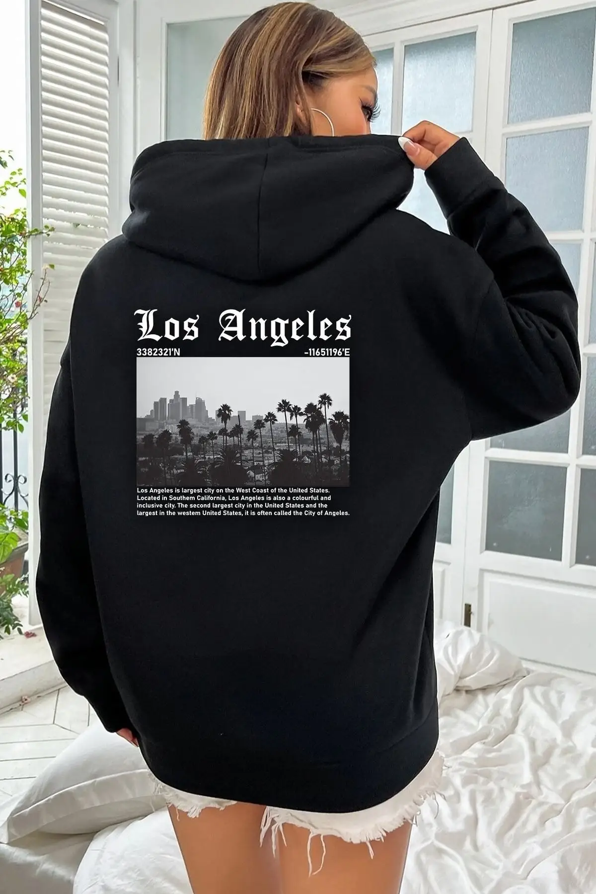 

Unisex Los Angles Printed Sweatshirt