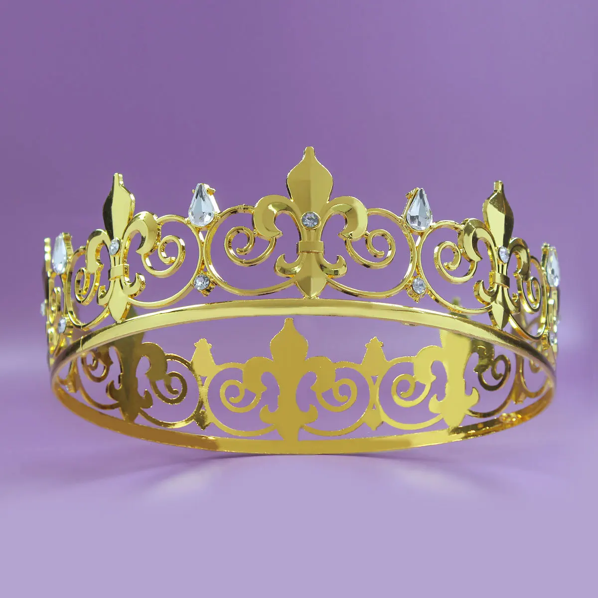 

Металлическая корона для праздника