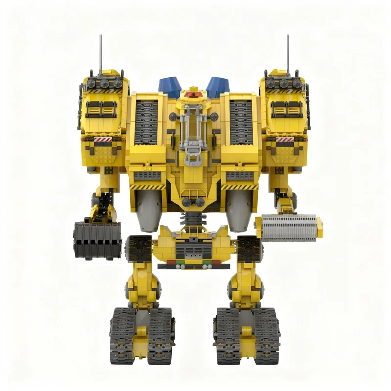 Фото 4698 деталей MOC Emmets Construct O Mech, модель из фильма, строительные блоки, рождественский подарок, коллекционная игрушка, набор для сборки, 3D-образование, DIY. №3