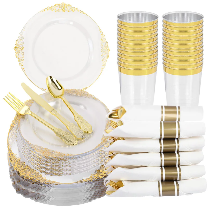 

Одноразовый набор посуды ZQNYCY для свадьбы