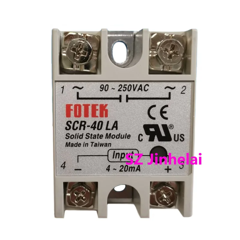 Новое и оригинальное однофазное твердотельное реле FOTEK SCR-25LA 40LA 50LA 75LA-H 25LA 75LA SSR Small