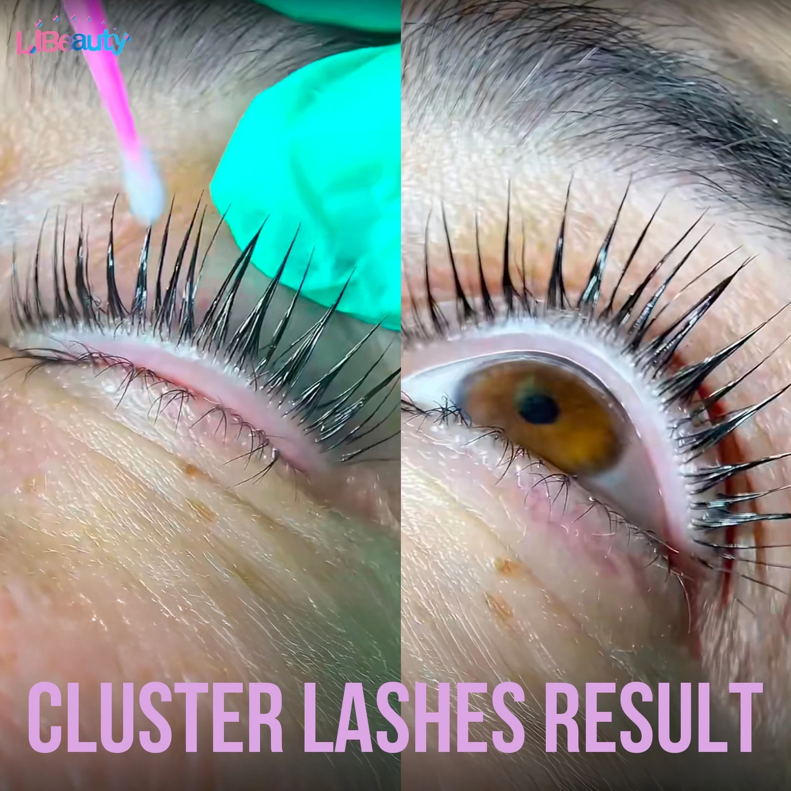 Libeauty C Curl 4 пары многоразовые фотообои Пермь стержень липкие ресницы подъемный