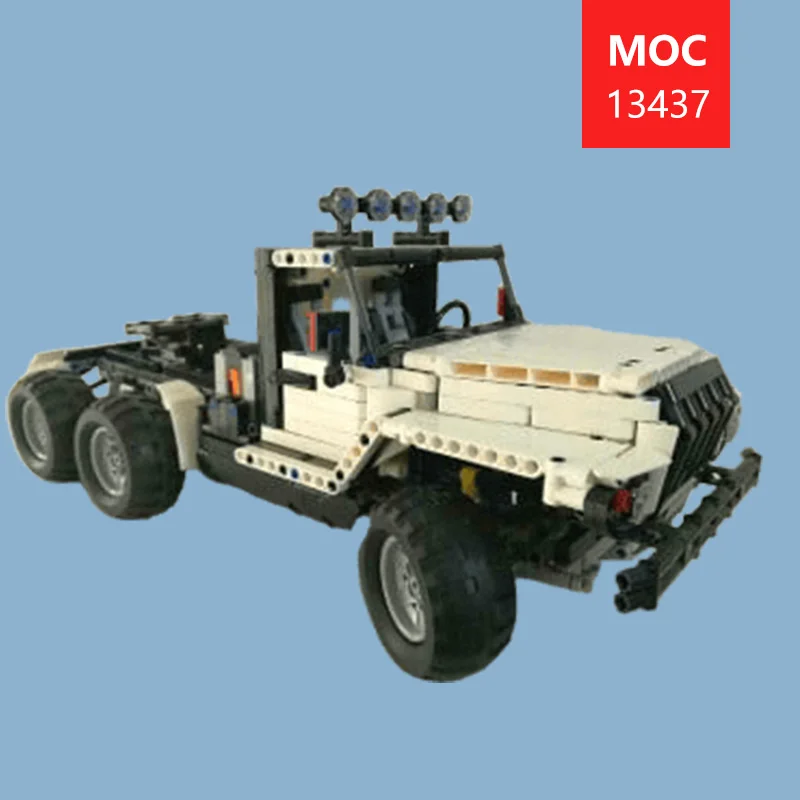 Фото Индивидуально разработанная модель внедорожника MOC 6X6 Technic - Модная развивающая игрушка - Веселый конструктор - Подарки на праздники №5