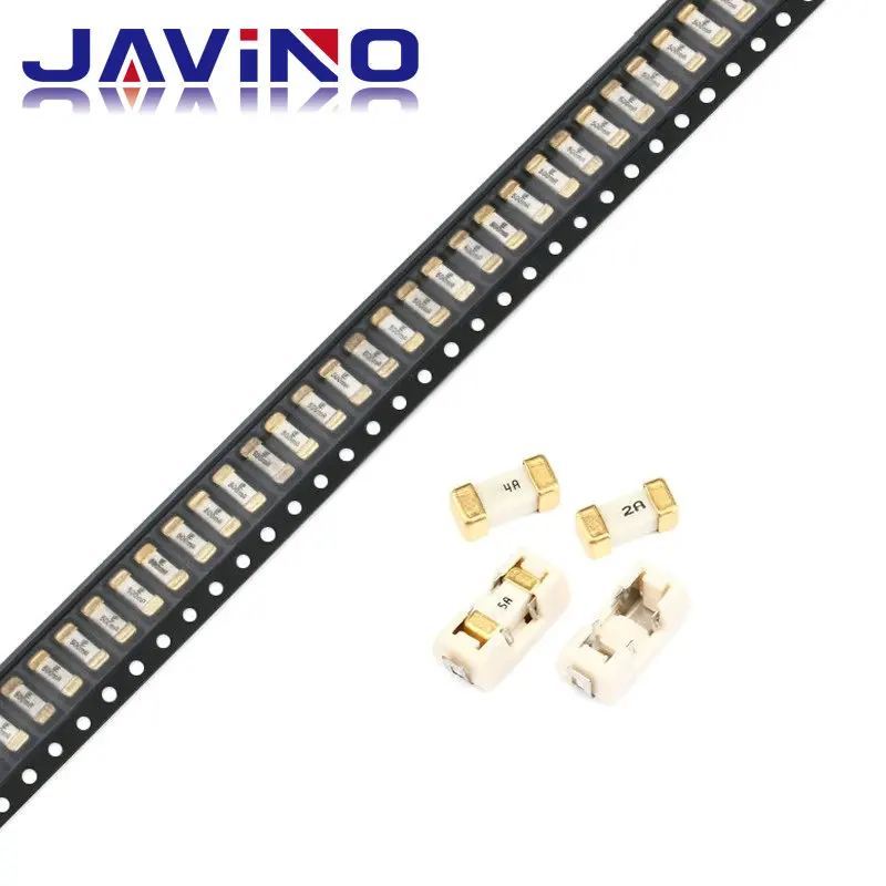 Золотистый/серебристый предохранитель 1808 125 в 250 В переменного тока 0451 SMD 2410 А 1 2 3 4