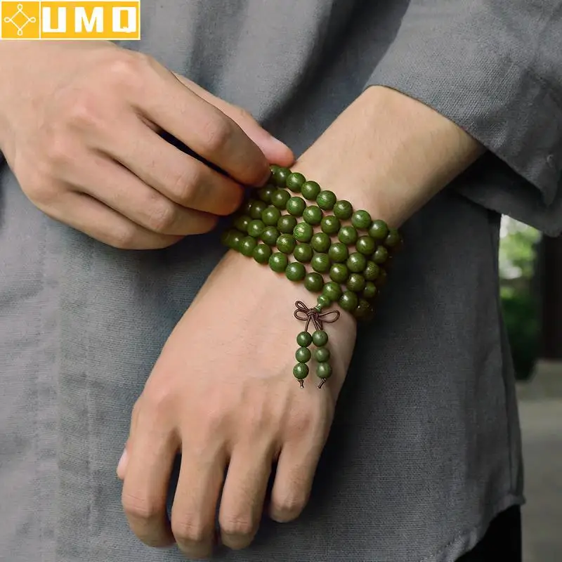 

Женское и мужское ожерелье, буддистские бусины 108 для медитации и молитвы, органайзер, ароматный браслет 6/8/10 мм