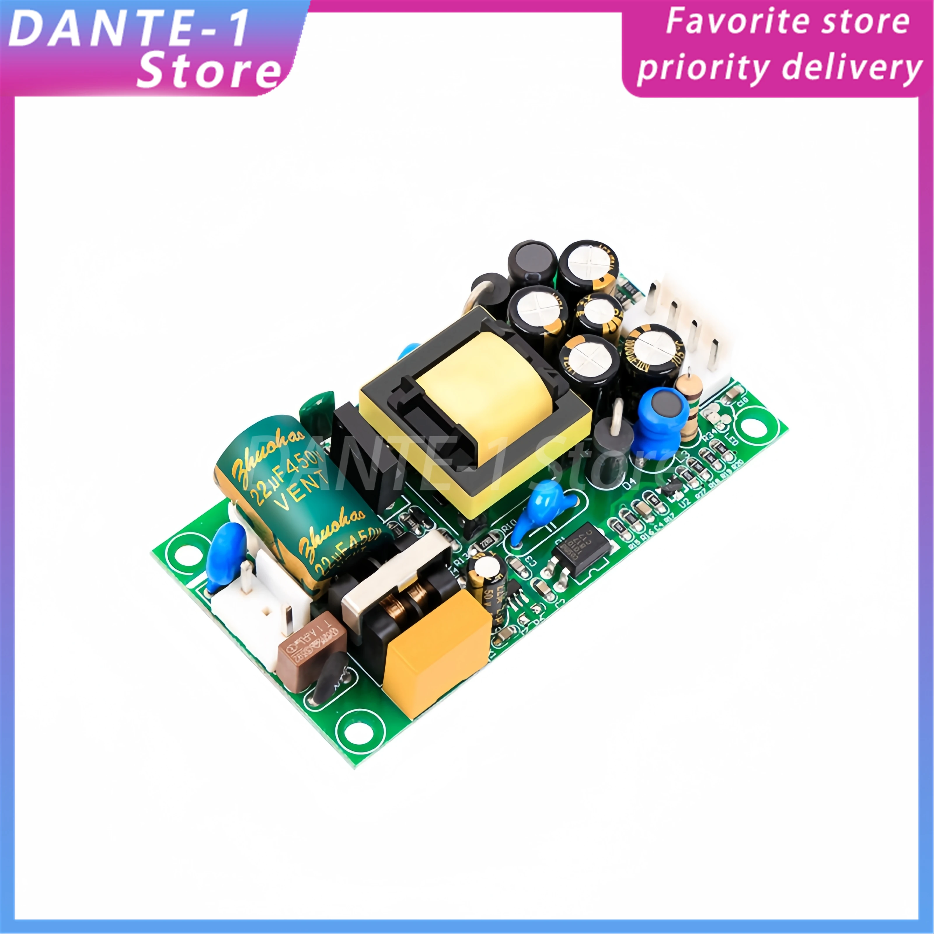 5V1A/12V1A DC двухканальный импульсный источник питания с двойным выходом